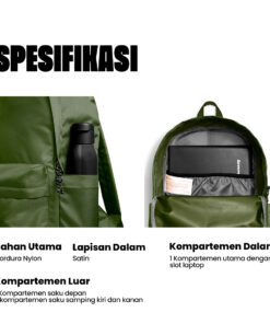 Daily Backpack - Olive - Image 6