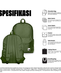Daily Backpack - Olive - Image 7