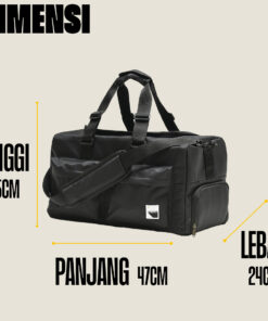 Go Trip 3 Way Travel Bag - Black - Image 7