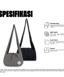 Laid Back Shoulder Bag - Grey - Image 6