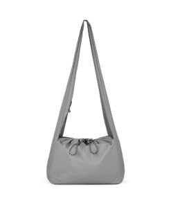 Laid Back Shoulder Bag - Grey - Image 3