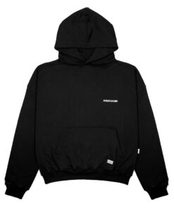 Crisp Hoodie Boxycut - Black