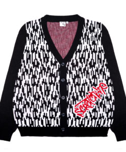 Dazzel Cardigan Knit - Black White
