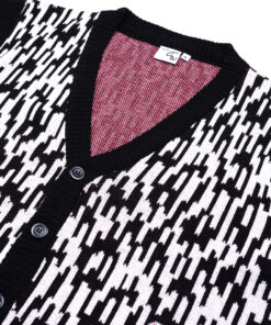 Dazzel Cardigan Knit - Black White - Image 4