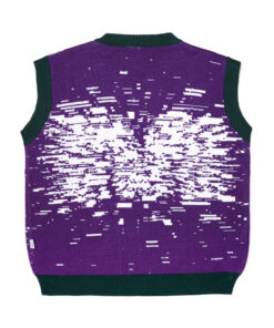 Alternative view of Screen Vest Knit - Purple