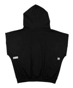 Alternative view of Haven Sleveless Hoodie - Black