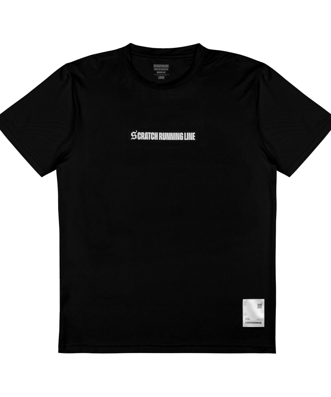 Noir Running T-Shirt - Black Men