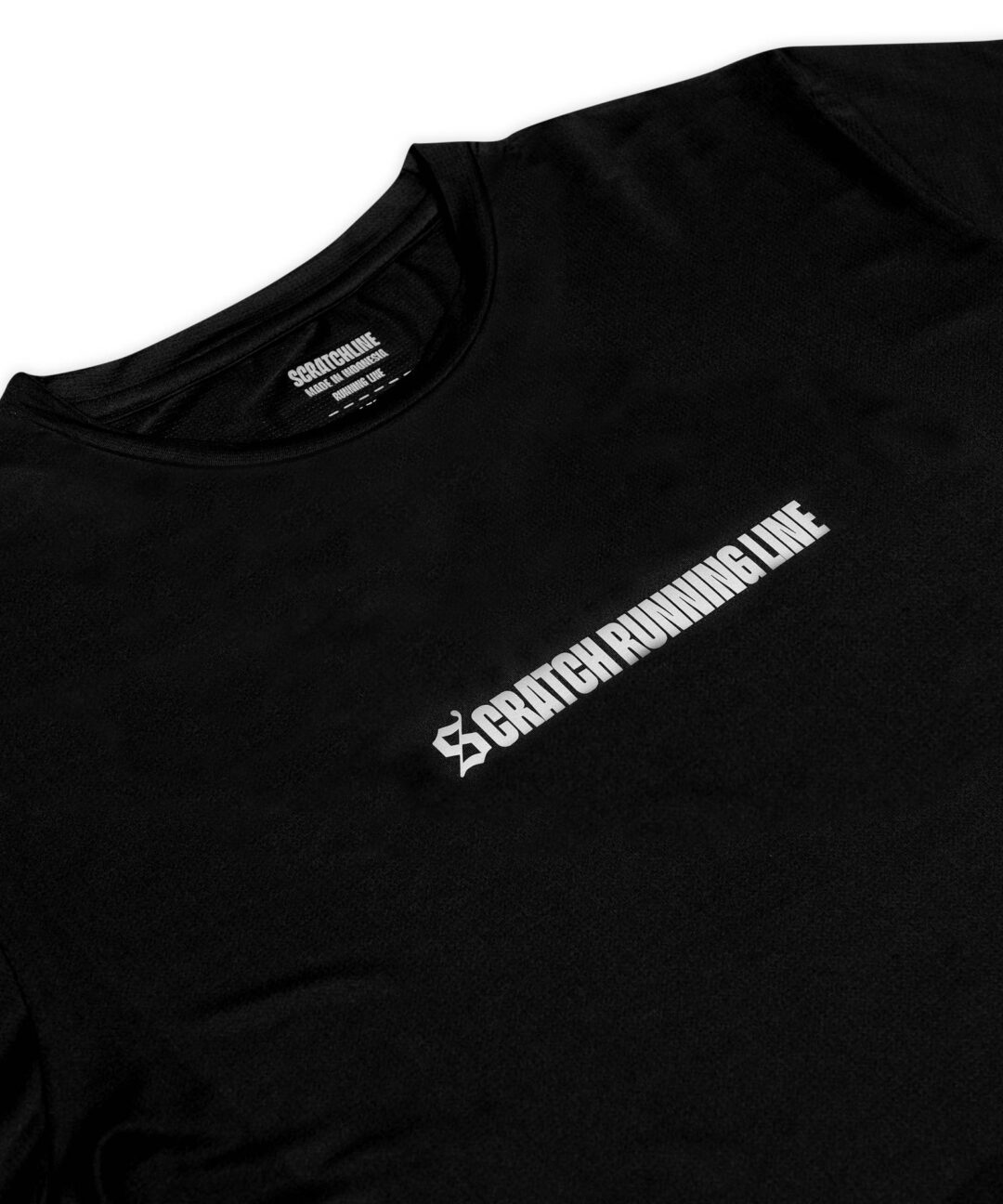 Noir Running T-Shirt - Black Men - Image 4