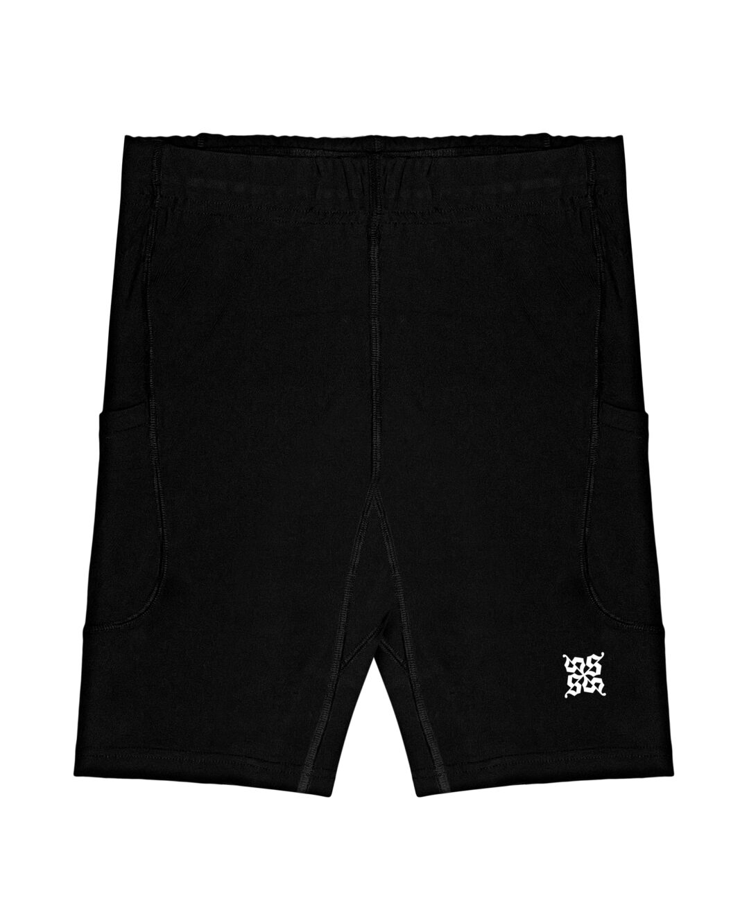 Drip Half Tights Running Pants - Black