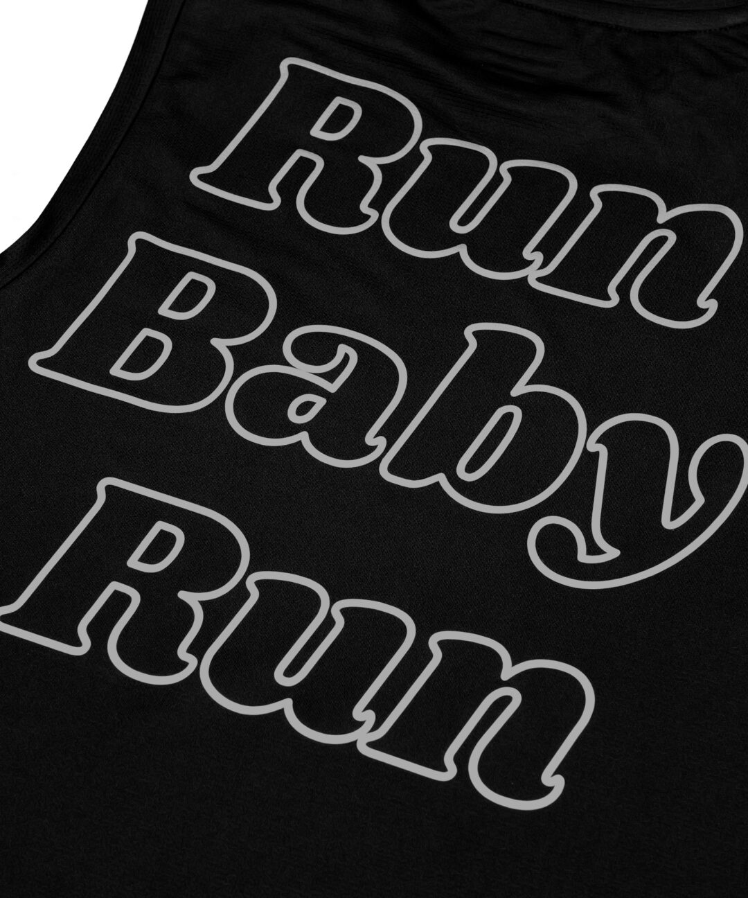 Fitzy Tank Running Crop - Black Women - Image 3