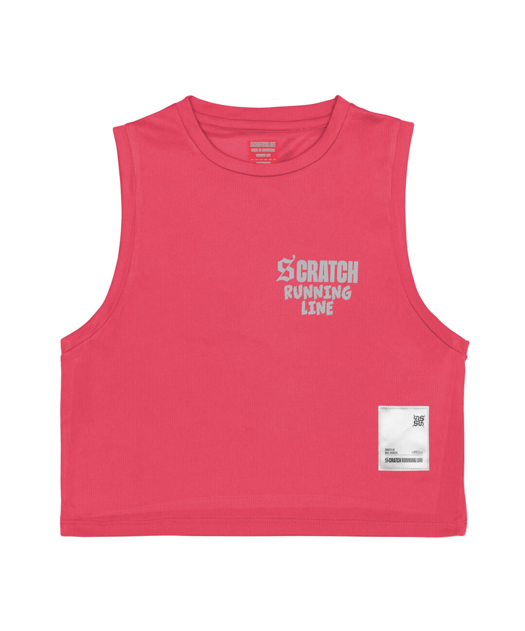 Fitzy Tank Running Crop - Pink Women