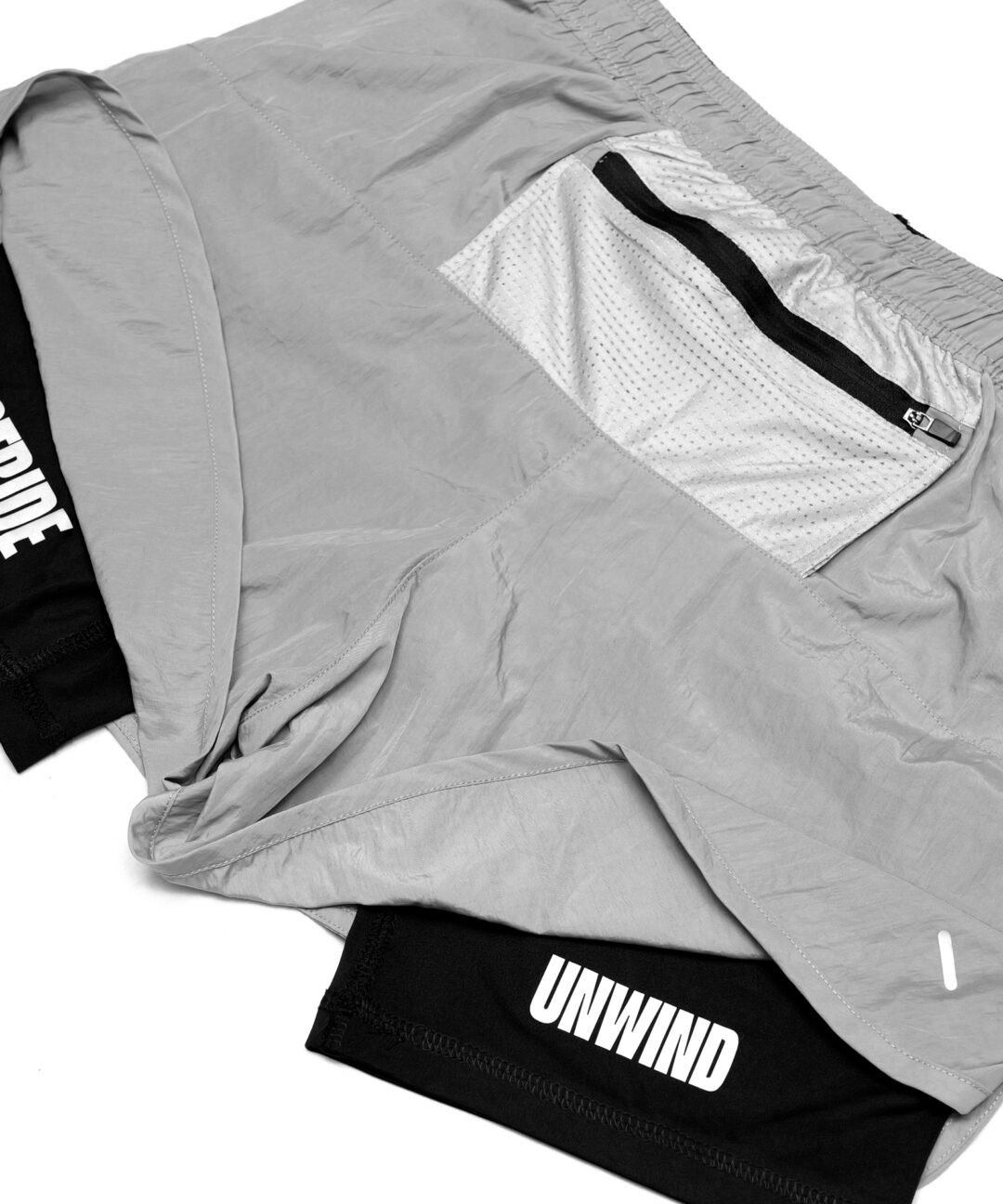 Flex Short Running Pants - Grey - Image 3