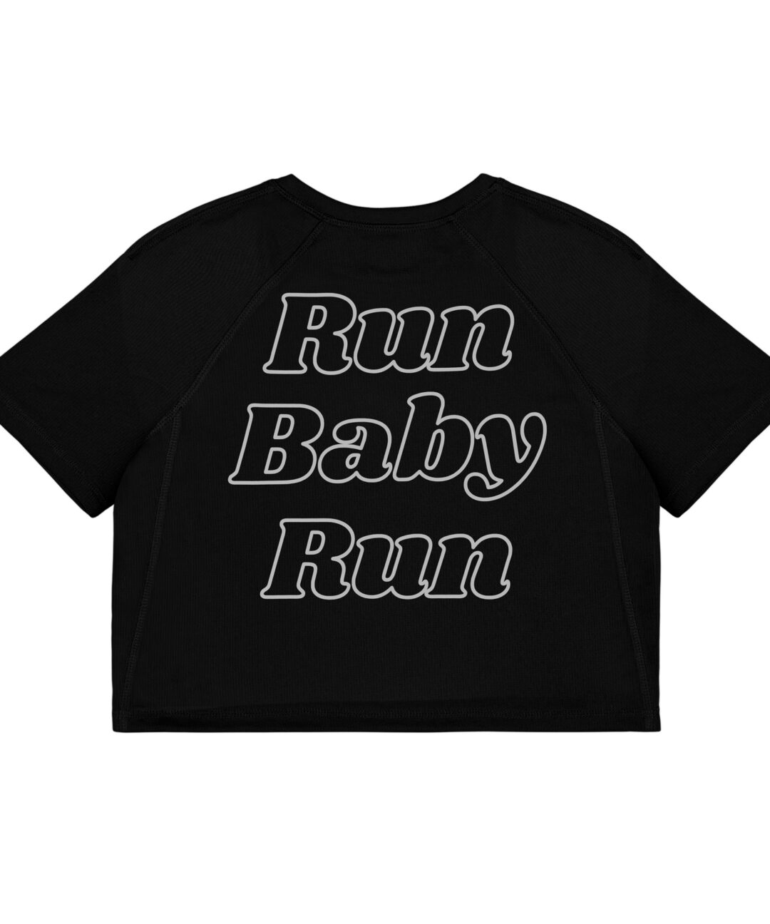 Alternative view of Runify Running T-Shirt Crop - Black Women