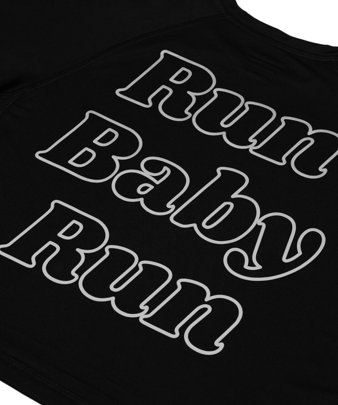 Runify Running T-Shirt Crop - Black Women - Image 3