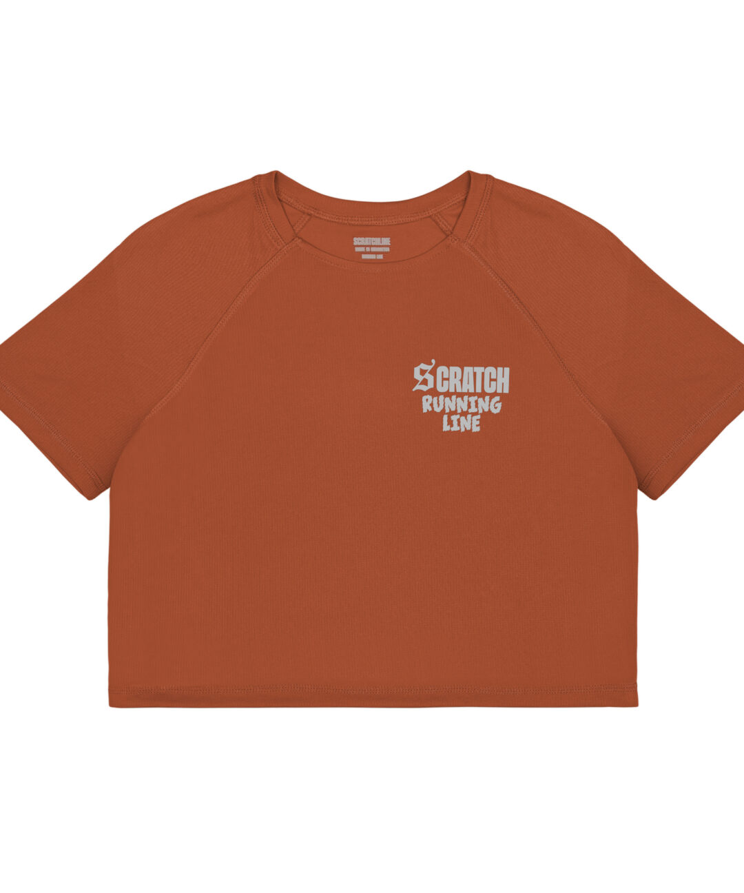 Runify Running T-Shirt Crop - Rust Women