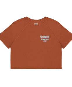 Runify Running T-Shirt Crop - Rust Women