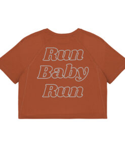 Alternative view of Runify Running T-Shirt Crop - Rust Women
