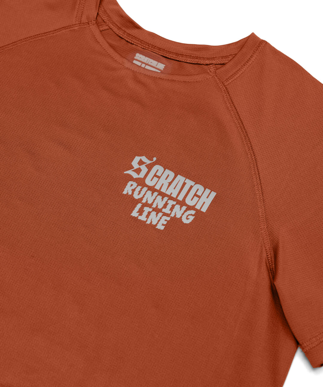 Runify Running T-Shirt Crop - Rust Women - Image 4