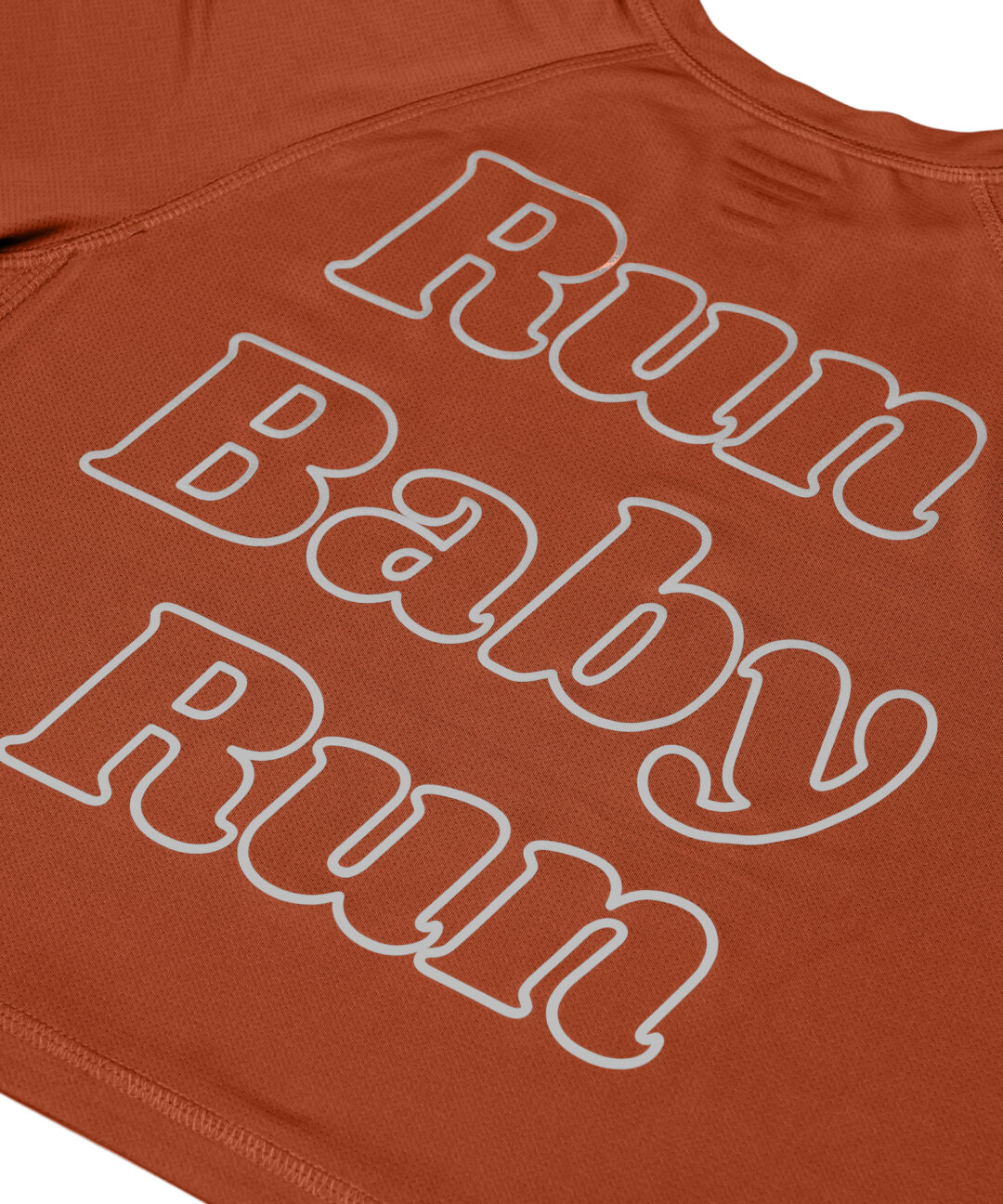 Runify Running T-Shirt Crop - Rust Women - Image 3