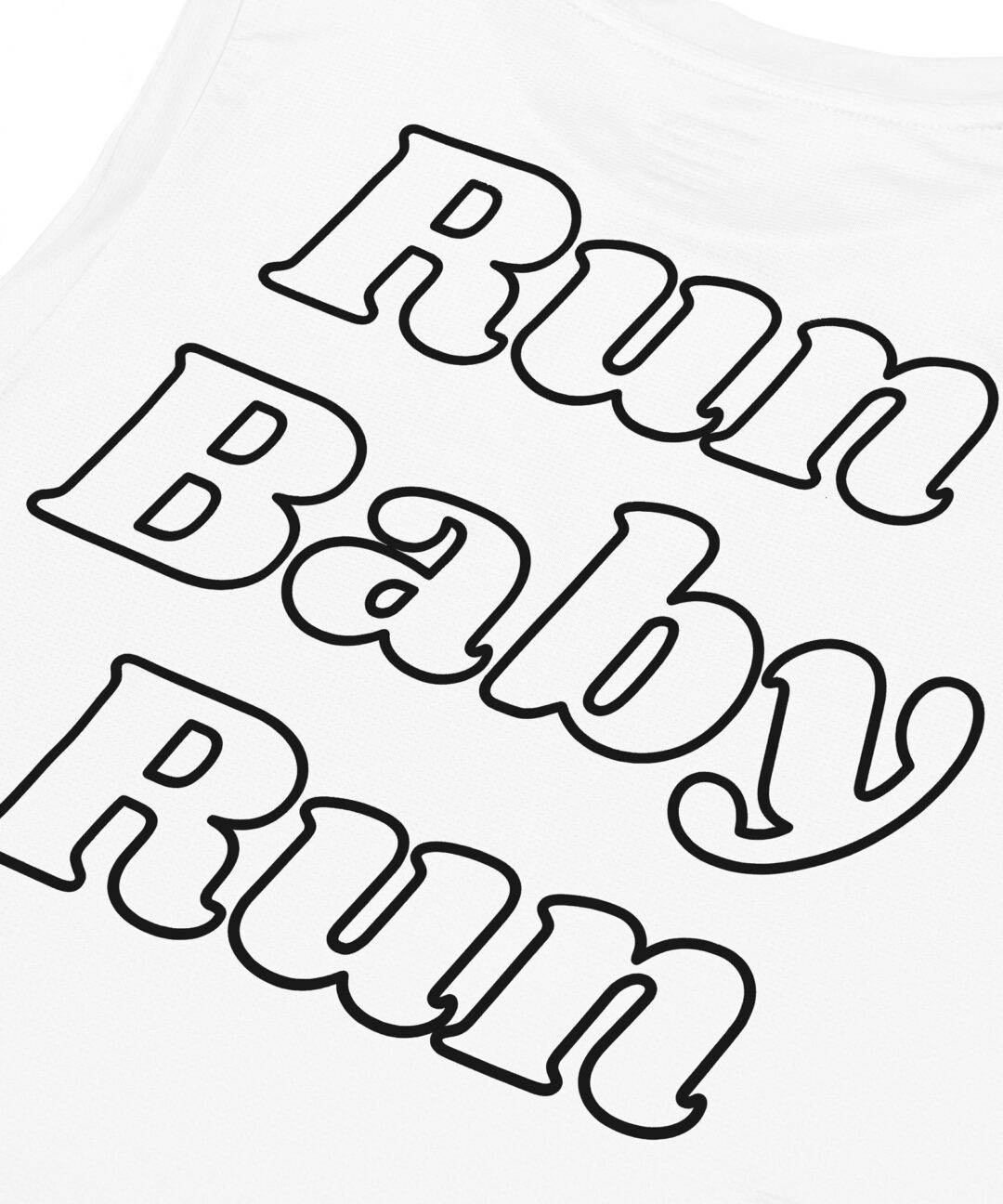 Fitzy Tank Running Crop - White Women - Image 3