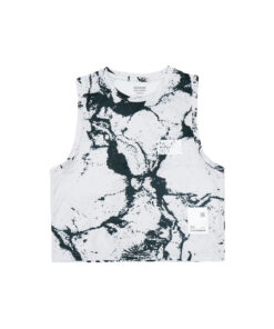 Vein Crop Tee Running - Grey Women