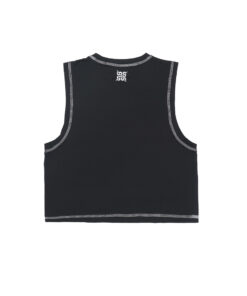 Alternative view of Outseam Crop Tank Running - Black Women
