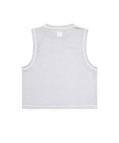 Alternative view of Outseam Crop Tank Running - Light Grey Women