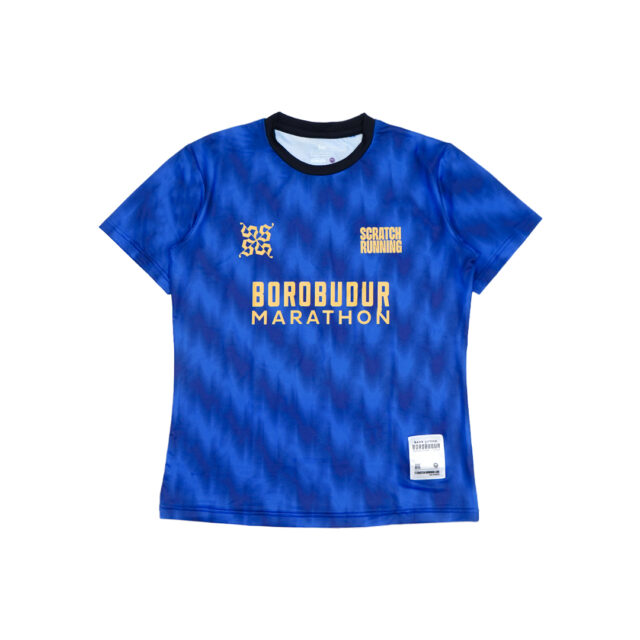 Mandala T-Shirt Running - Blue Women