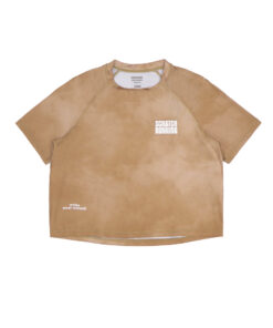Terra Crop Tee Running - Dust Brown Women