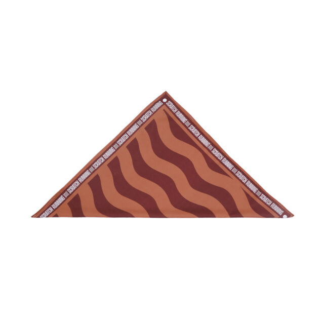 Alternative view of Wave Scarf - Brown