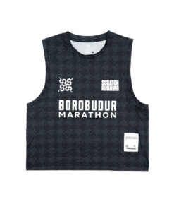 Kala Crop Tank Running - Black Women