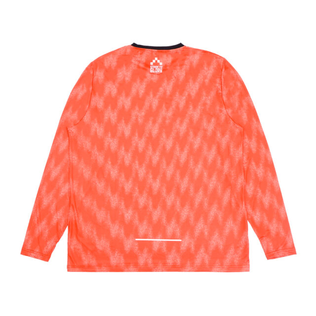 Alternative view of Agni Longsleeve Running - Red Men