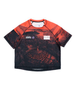 Borobudur Legacy Crop Tee Running - Red Women