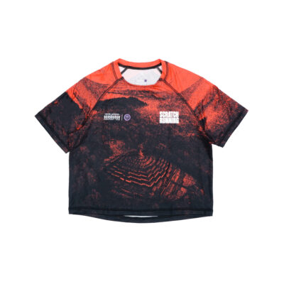 Borobudur Legacy Crop Tee Running - Red Women