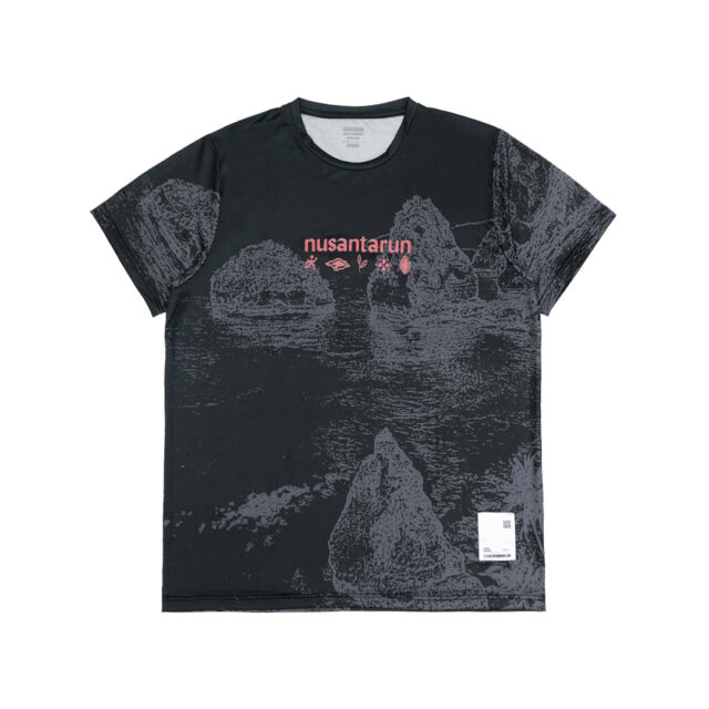 Nusantarun T-Shirt Running - Black Unisex