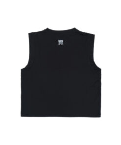 Alternative view of Blackout Crop Tank Running - Black Women