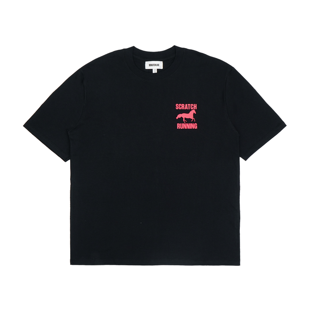 Gallop Post Run T-Shirt - Black