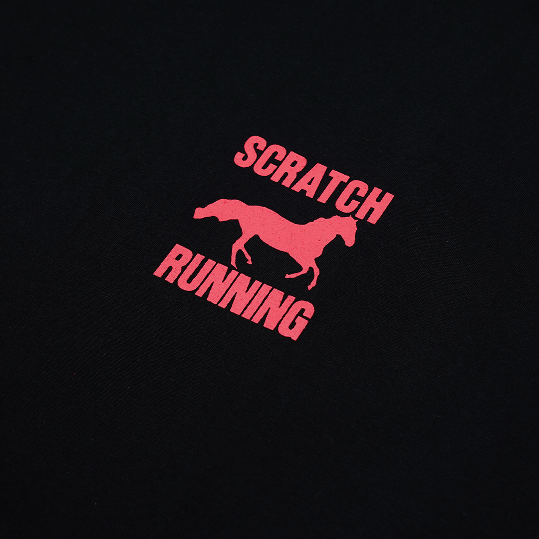 Gallop Post Run T-Shirt - Black - Image 3