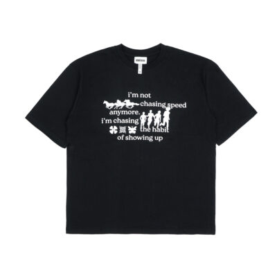 Unchained Post Run T-Shirt - Black