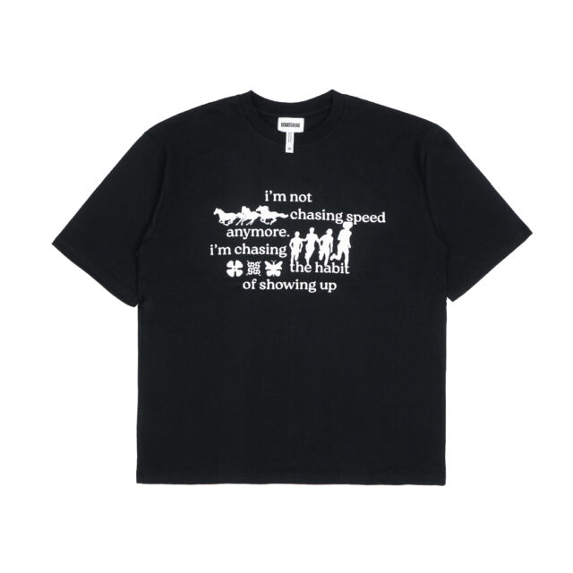 Unchained Post Run T-Shirt - Black