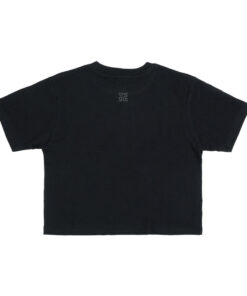 Alternative view of Devotion Post Run Crop Tee - Black