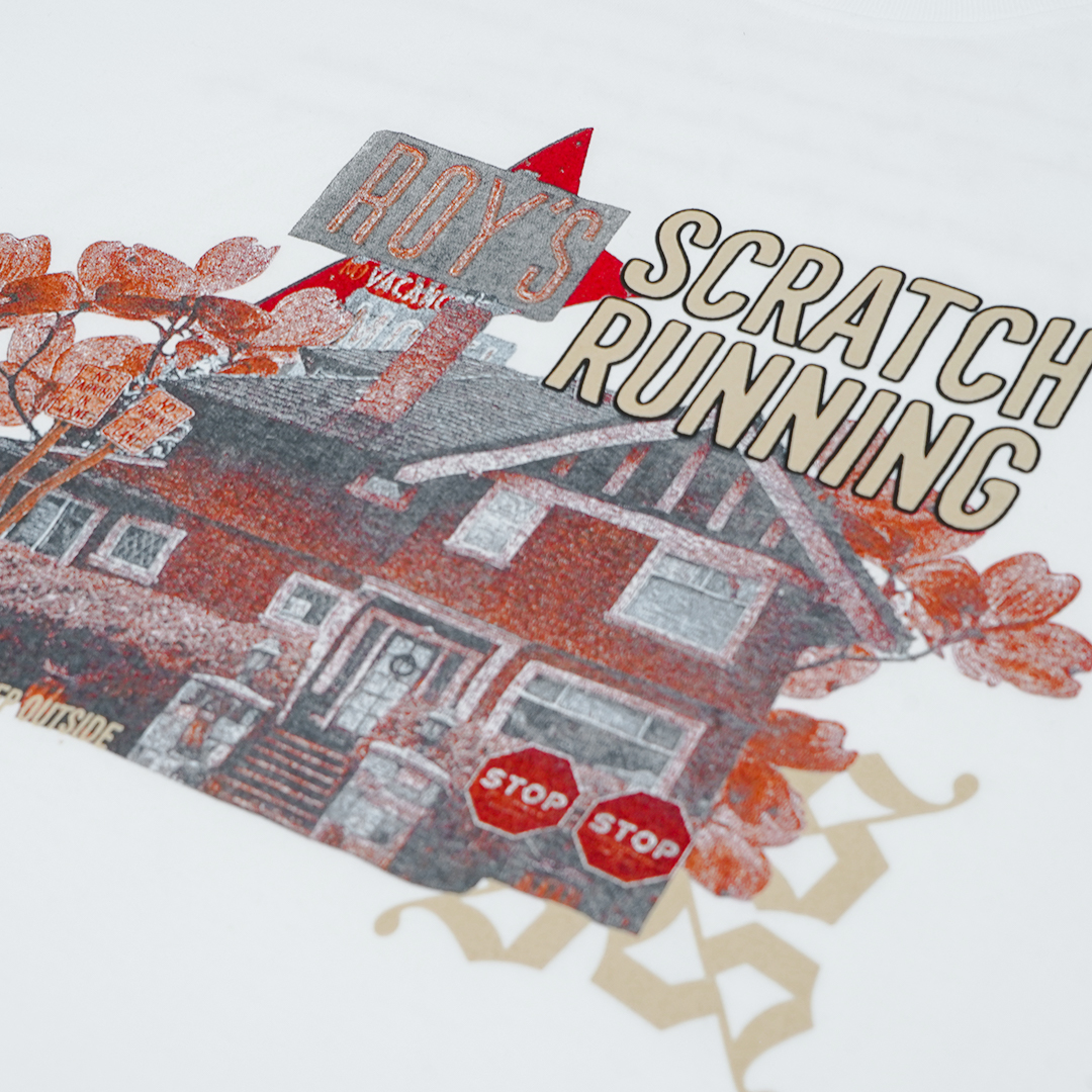 Rustwood Post Run T-Shirt - White - Image 5