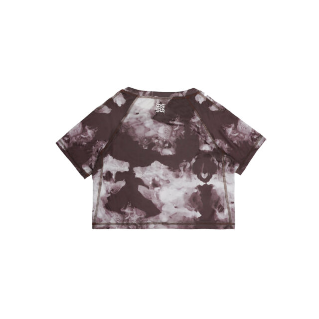 Alternative view of 2.0 - Ashflow Crop Tee Running - Maroon Women