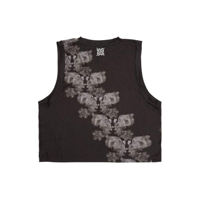 Alternative view of 2.0 - Earthdust Crop Tank Running - Brown Women