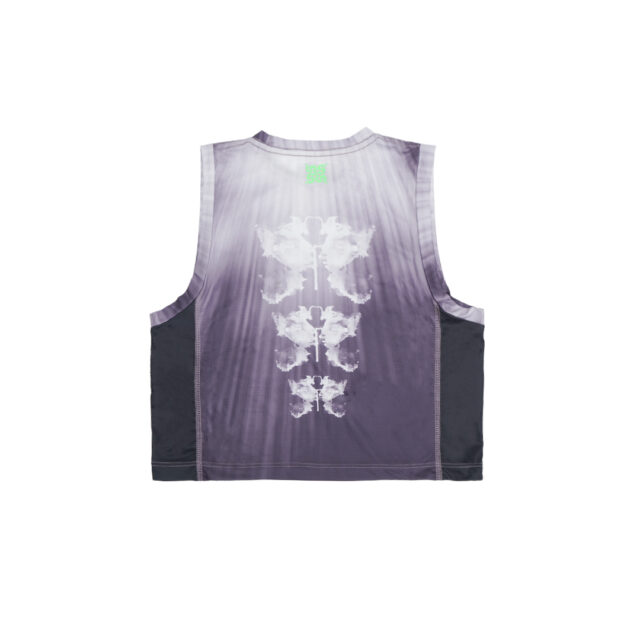 Alternative view of 2.0 - Noise Crop Tank Running - Purple Women