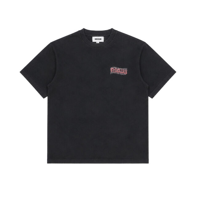 Skeleton T-Shirt - Black Washed