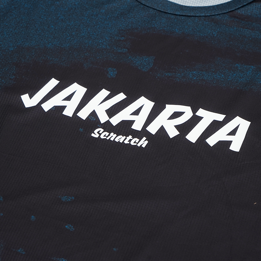 Glitch T-Shirt Running - Navy Blue Men - Image 3