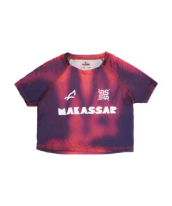 Surge Crop Tee Running - Red Purple Women