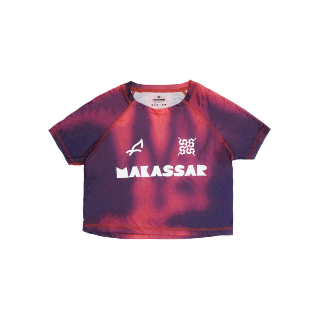 Surge Crop Tee Running - Red Purple Women