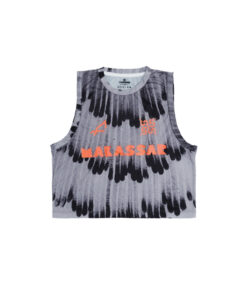 Vortex Crop Tank Running - Grey Women